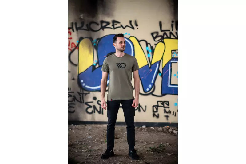 Maxton Design Herren T-Shirt Khaki Größe S – Ansicht 4