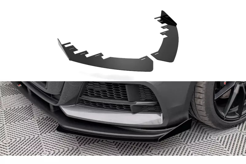 Maxton Design Street Pro Diffusor Flaps Audi S3 Sportback 8V Facelift Hochglanz schwarz – Ansicht 1