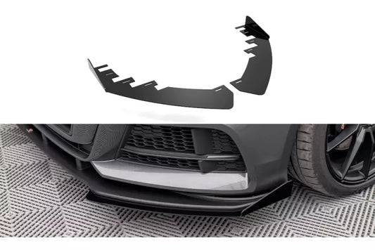Maxton Design Street Pro Diffusor Flaps Audi S3 Sportback 8V Facelift Hochglanz schwarz – Ansicht 1