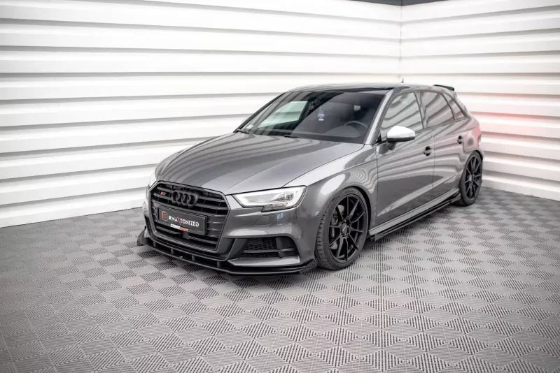 Maxton Design Street Pro Diffusor Flaps Audi S3 Sportback 8V Facelift Hochglanz schwarz – Ansicht 2