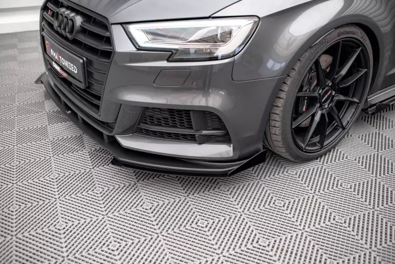 Maxton Design Street Pro Diffusor Flaps Audi S3 Sportback 8V Facelift Hochglanz schwarz – Ansicht 3