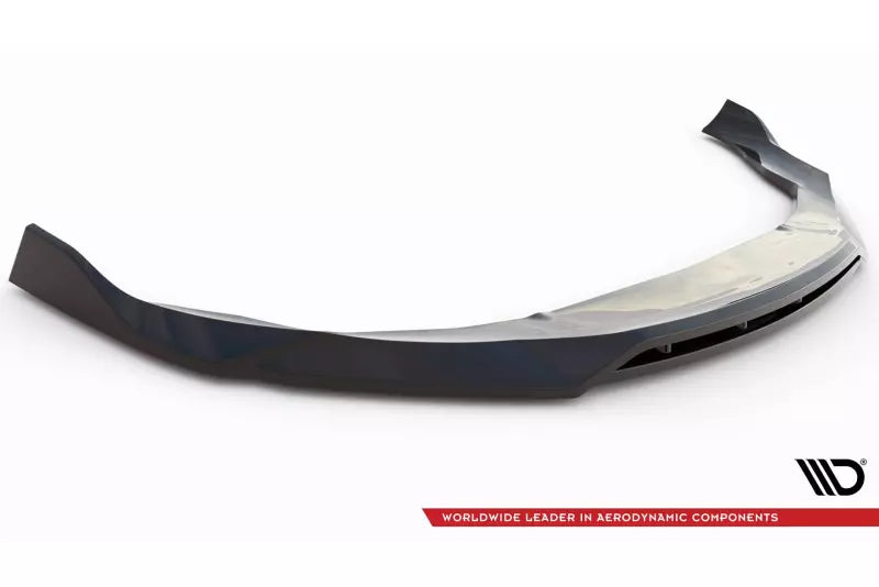 Maxton Design Frontlippe V.2 für Audi e-Tron GT / RS GT Mk1 Hochglanz schwarz – Ansicht 4