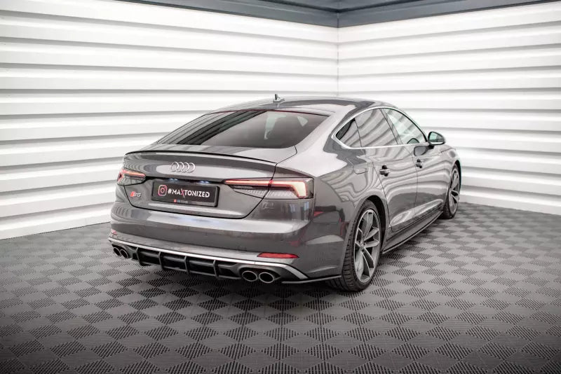 Maxton Design Street Pro Heckdiffusor für Audi S5 Coupe / Sportback B9 F5 Schwarz – Ansicht 2