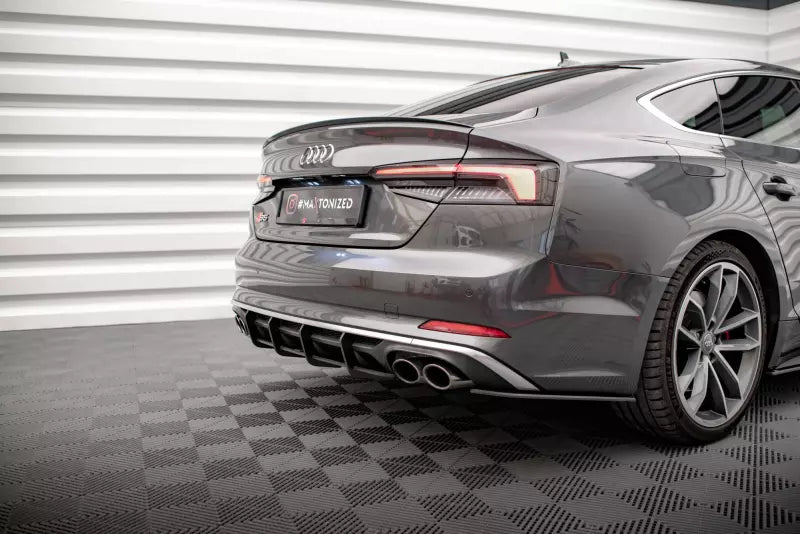 Maxton Design Street Pro Heckdiffusor für Audi S5 Coupe / Sportback B9 F5 Schwarz – Ansicht 4