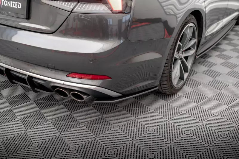 Maxton Design Street Pro Diffusor Flaps Audi S5 Sportback B9 F5 schwarz matt – Ansicht 1