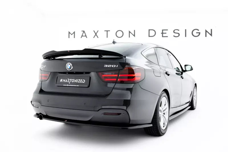 Maxton Design Heckspoiler Lippe für BMW 3er GT F34 Hochglanz schwarz – Ansicht 2