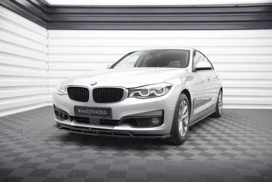 Maxton Design Frontlippe für BMW 3er GT F34 Hochglanz schwarz – Ansicht 1