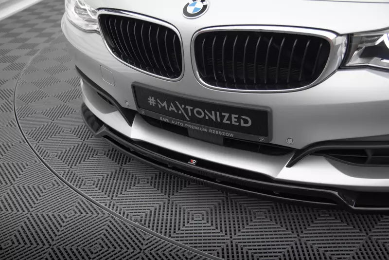 Maxton Design Frontlippe für BMW 3er GT F34 Hochglanz schwarz – Ansicht 3
