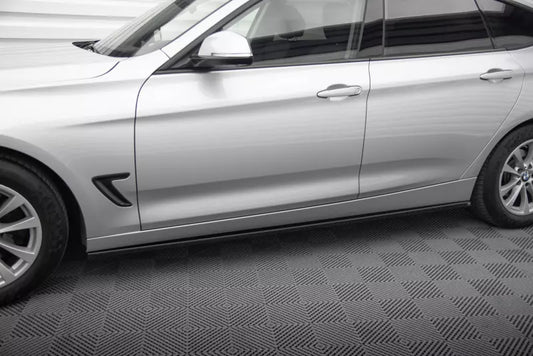 Maxton Design Seitenschweller (Paar) für BMW 3er GT F34 Hochglanz schwarz – Ansicht 1