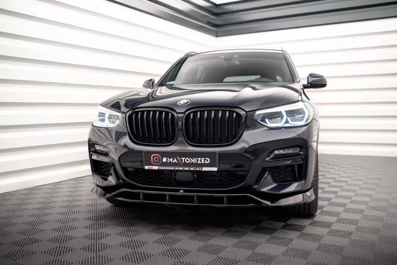 Maxton Design Frontlippe für BMW X3 M40d G01 Hochglanz schwarz – Ansicht 1