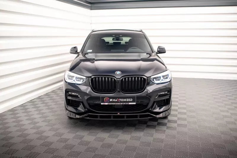 Maxton Design Frontlippe für BMW X3 M40d G01 Hochglanz schwarz – Ansicht 2