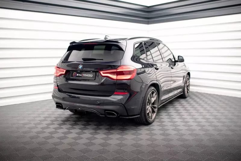 Maxton Design Diffusor Flaps für BMW X3 M40d G01 Hochglanz schwarz – Ansicht 2