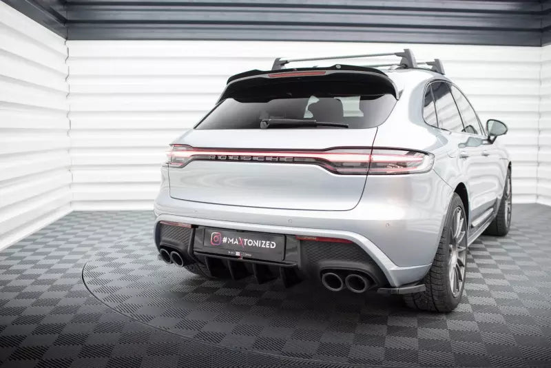 Maxton Design Diffusor Flaps Porsche Macan Mk2 Hochglanz schwarz – Ansicht 3