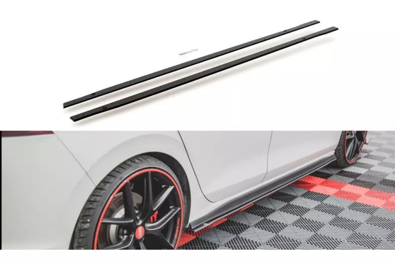 Maxton Design Street Pro Seitenschweller (Paar) für VW Golf 8 GTI / Clubsport / GTD / R-Line – Ansicht 1