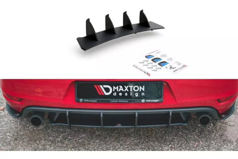 Maxton Design Street Pro Heckdiffusor V.2 für VW Golf 6 GTI / GTD – Ansicht 1