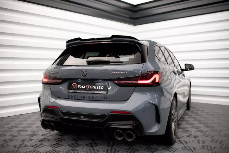 Maxton Design Heckspoiler Lippe V.3 für BMW M135i F40 Hochglanz schwarz – Ansicht 3