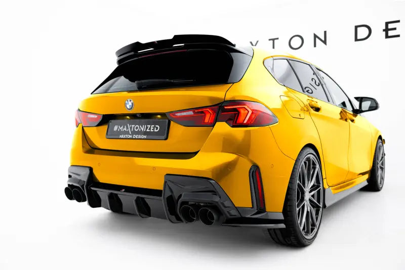 Maxton Design Heckspoiler Lippe V.4 für BMW 1er F40 / F70 M-Paket / M135i Hochglanz schwarz – Ansicht 2