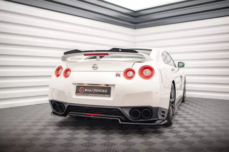 Maxton Design Heckspoiler Lippe für Nissan GTR R35 Facelift Hochglanz schwarz – Ansicht 2