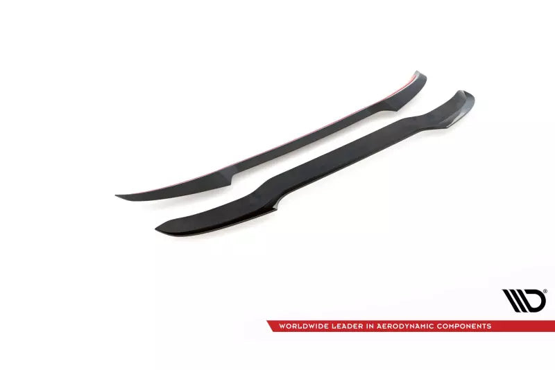 Maxton Design Heckspoiler Lippe V.1 für Peugeot 208 Mk2 Hochglanz schwarz – Ansicht 4
