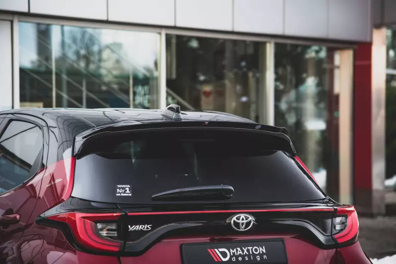 Maxton Design Heckspoiler Lippe V.1 für Toyota Yaris Mk4 Hochglanz schwarz – Ansicht 1