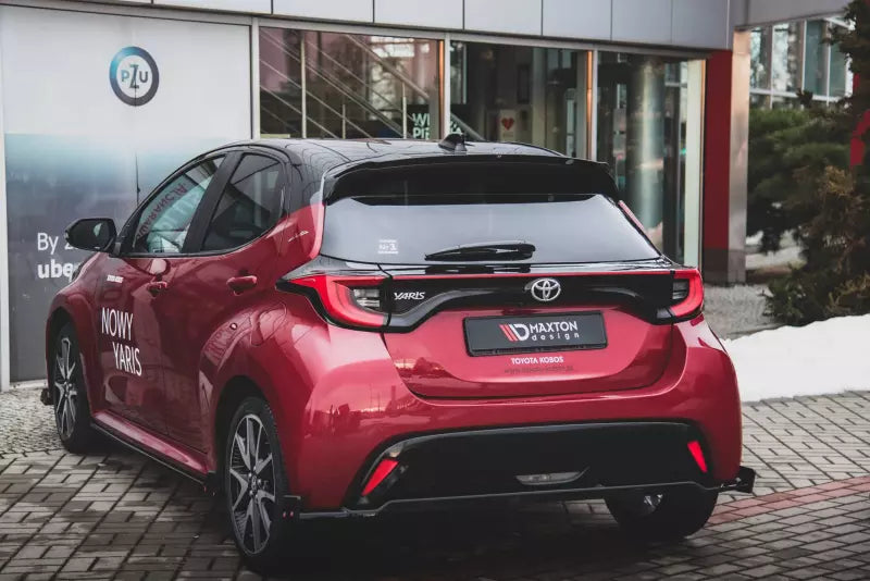 Maxton Design Heckspoiler Lippe V.1 für Toyota Yaris Mk4 Hochglanz schwarz – Ansicht 3