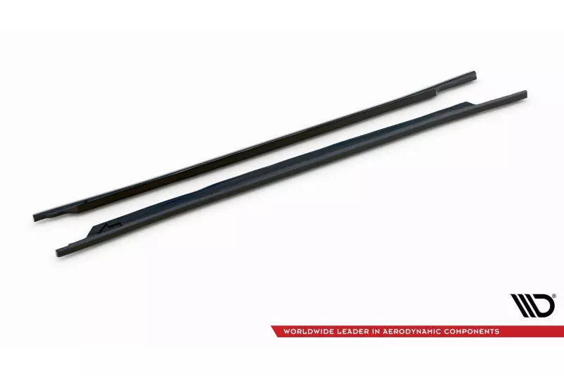 Maxton Design Seitenschweller (Paar) für Audi A3 8Y Hochglanz schwarz – Ansicht 4
