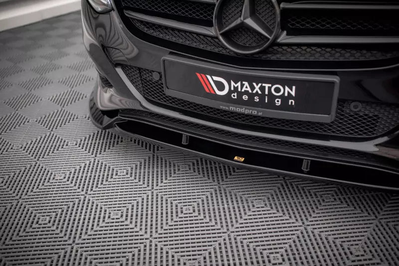 Maxton Design Frontlippe für Mercedes-Benz B W246 Facelift Hochglanz schwarz – Ansicht 3