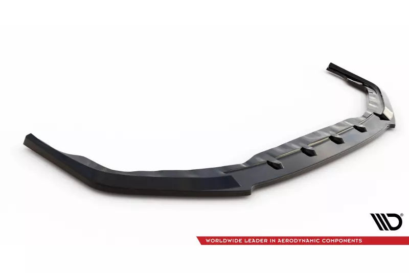 Maxton Design Frontlippe für Nissan GTR R35 Facelift Hochglanz schwarz – Ansicht 4