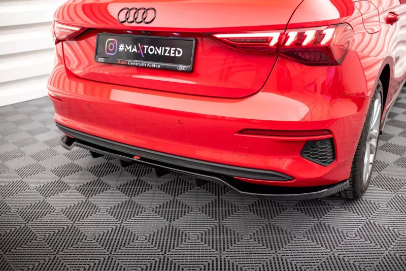 Maxton Design Heckdiffusor für Audi A3 Sportback 8Y Hochglanz schwarz – Ansicht 1