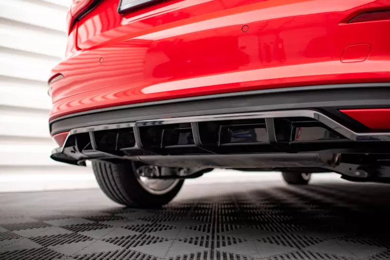 Maxton Design Heckdiffusor für Audi A3 Sportback 8Y Hochglanz schwarz – Ansicht 2