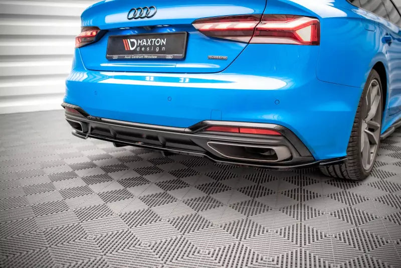 Maxton Design Heckdiffusor für Audi A5 S-Line B9 F5 Facelift Hochglanz schwarz – Ansicht 3