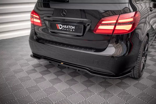 Maxton Design Heckdiffusor für Mercedes-Benz B W246 Facelift Hochglanz schwarz – Ansicht 1