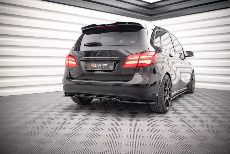 Maxton Design Heckdiffusor für Mercedes-Benz B W246 Facelift Hochglanz schwarz – Ansicht 3