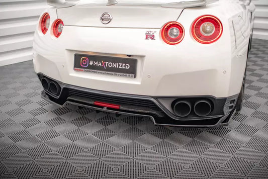 Maxton Design Heckdiffusor für Nissan GTR R35 Facelift Hochglanz schwarz – Ansicht 1