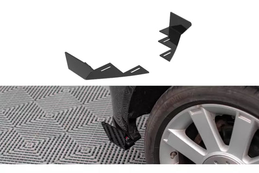 Maxton Design Street Pro Flaps für Ford Fiesta ST Mk6 Hochglanz schwarz – Ansicht 1