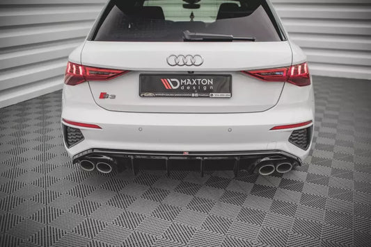 Maxton Design Heckdiffusor für Audi S3 Sportback 8Y Hochglanz schwarz – Ansicht 1