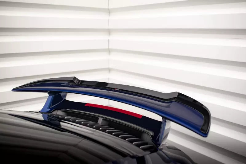 Maxton Design Heckspoiler Lippe für Porsche 911 Carrera Aero 992 Hochglanz schwarz – Ansicht 3