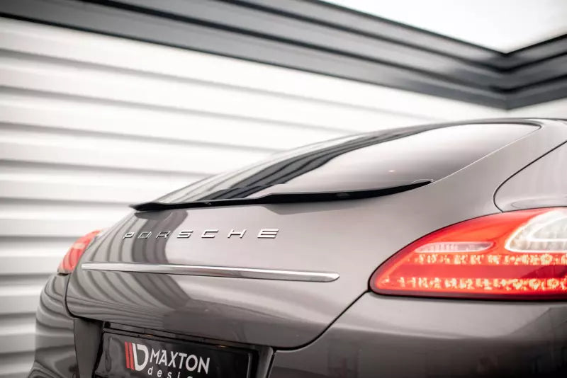 Maxton Design Heckspoiler Lippe für Porsche Panamera / Panamera Diesel 970 Hochglanz schwarz – Ansicht 2