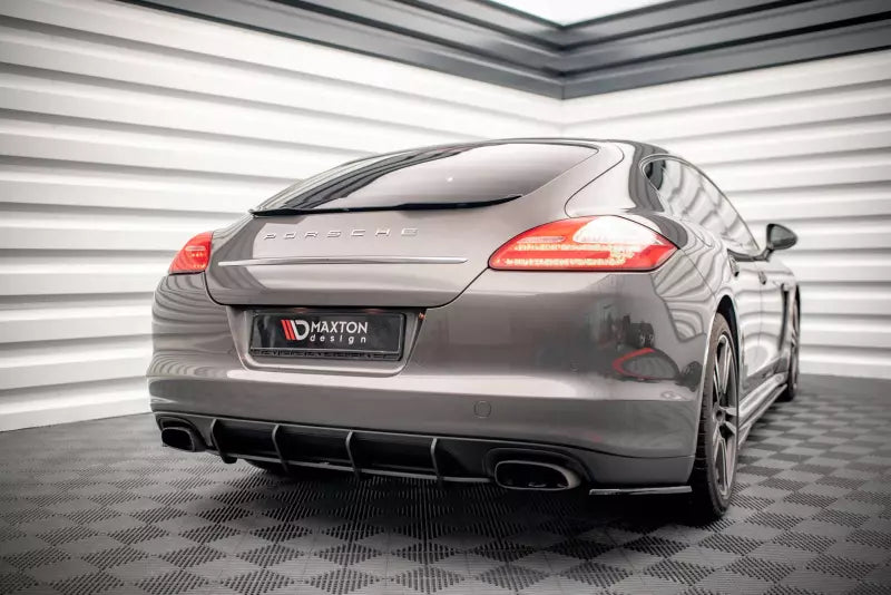 Maxton Design Heckspoiler Lippe für Porsche Panamera / Panamera Diesel 970 Hochglanz schwarz – Ansicht 3