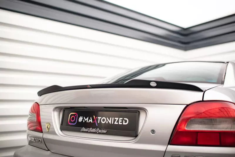 Maxton Design Heckspoiler Lippe für Volvo C70 Mk1 Hochglanz schwarz – Ansicht 1