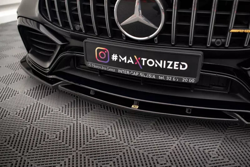 Maxton Design Frontlippe V.3 für Mercedes-AMG GT 63S 4-Door Coupe Aero Hochglanz schwarz – Ansicht 3