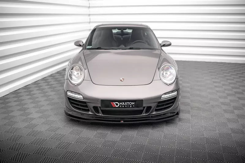 Maxton Design Frontlippe für Porsche 911 Carrera GTS 997 Facelift Hochglanz schwarz – Ansicht 3