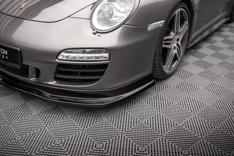 Maxton Design Frontlippe für Porsche 911 Carrera GTS 997 Facelift Hochglanz schwarz – Ansicht 4