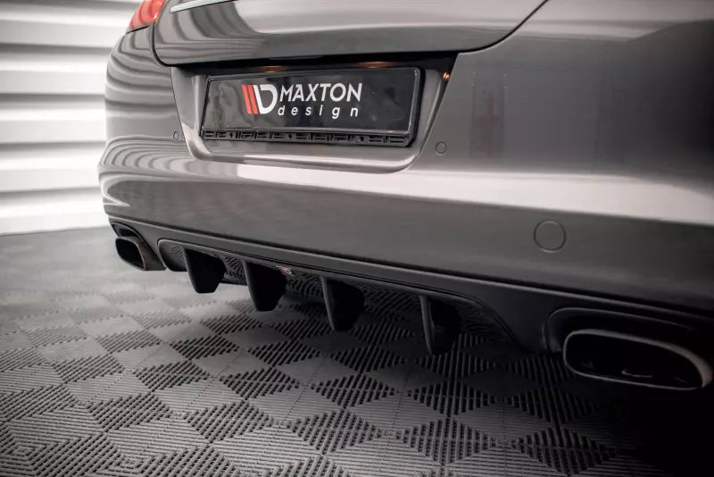 Maxton Design Heckdiffusor für Porsche Panamera / Panamera Diesel 970 Hochglanz schwarz – Ansicht 2