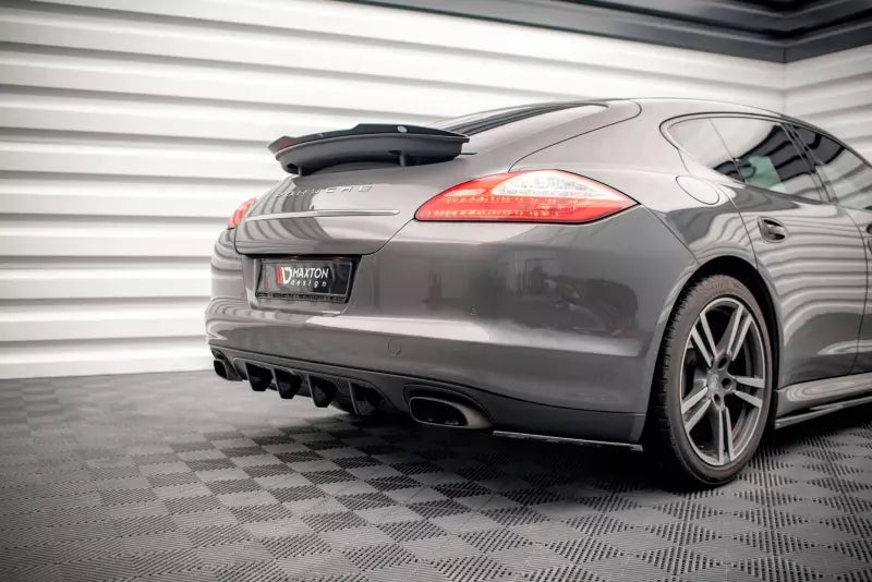 Maxton Design Heckdiffusor für Porsche Panamera / Panamera Diesel 970 Hochglanz schwarz – Ansicht 3