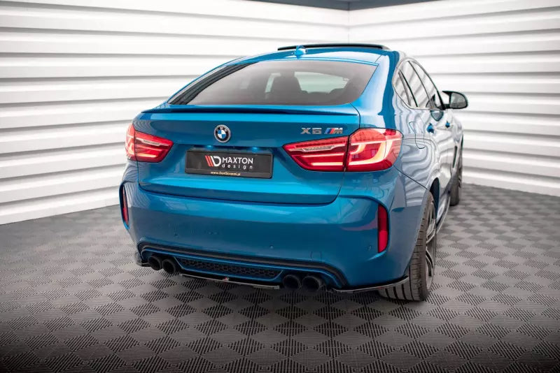 Maxton Design Heckdiffusor für BMW X6 M F86 Hochglanz schwarz – Ansicht 1