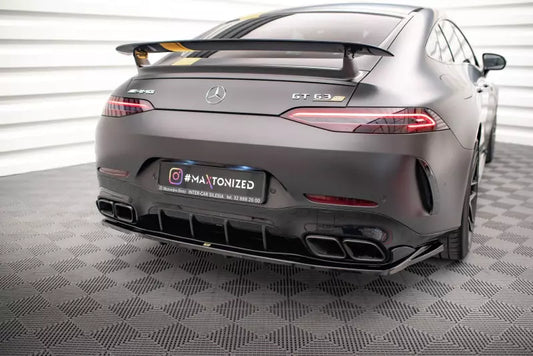 Maxton Design Heckdiffusor DTM Look für Mercedes-AMG GT 63S 4-Door Coupe Aero Hochglanz schwarz – Ansicht 1