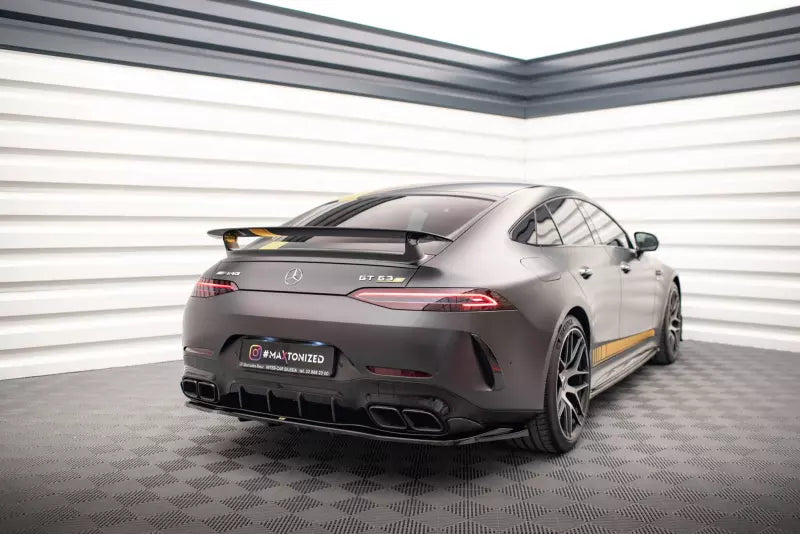 Maxton Design Heckdiffusor DTM Look für Mercedes-AMG GT 63S 4-Door Coupe Aero Hochglanz schwarz – Ansicht 3