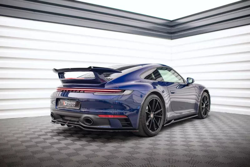 Maxton Design Heckdiffusor DTM Look für V.1 Porsche 911 Carrera Aero 992 Hochglanz schwarz – Ansicht 3