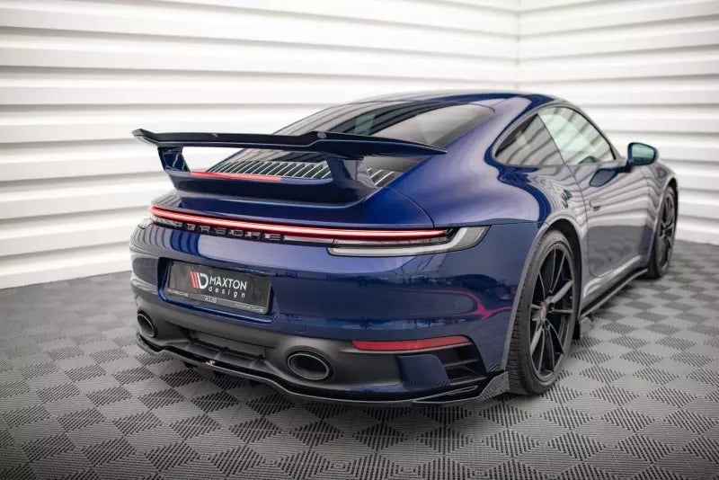 Maxton Design Heckdiffusor DTM Look für V.2 Porsche 911 Carrera Aero 992 Hochglanz schwarz – Ansicht 2